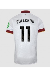 West Ham United Niclas Fullkrug #11 Voetbaltruitje 3e tenue 2024-25 Korte Mouw